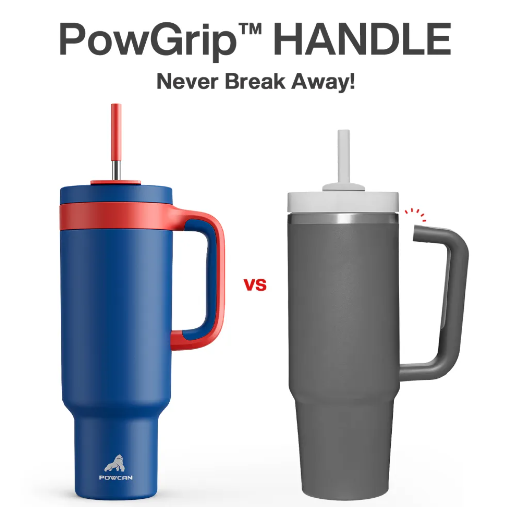 Tumbler with 2-in-1 Metal Straw Lid 1500 ml