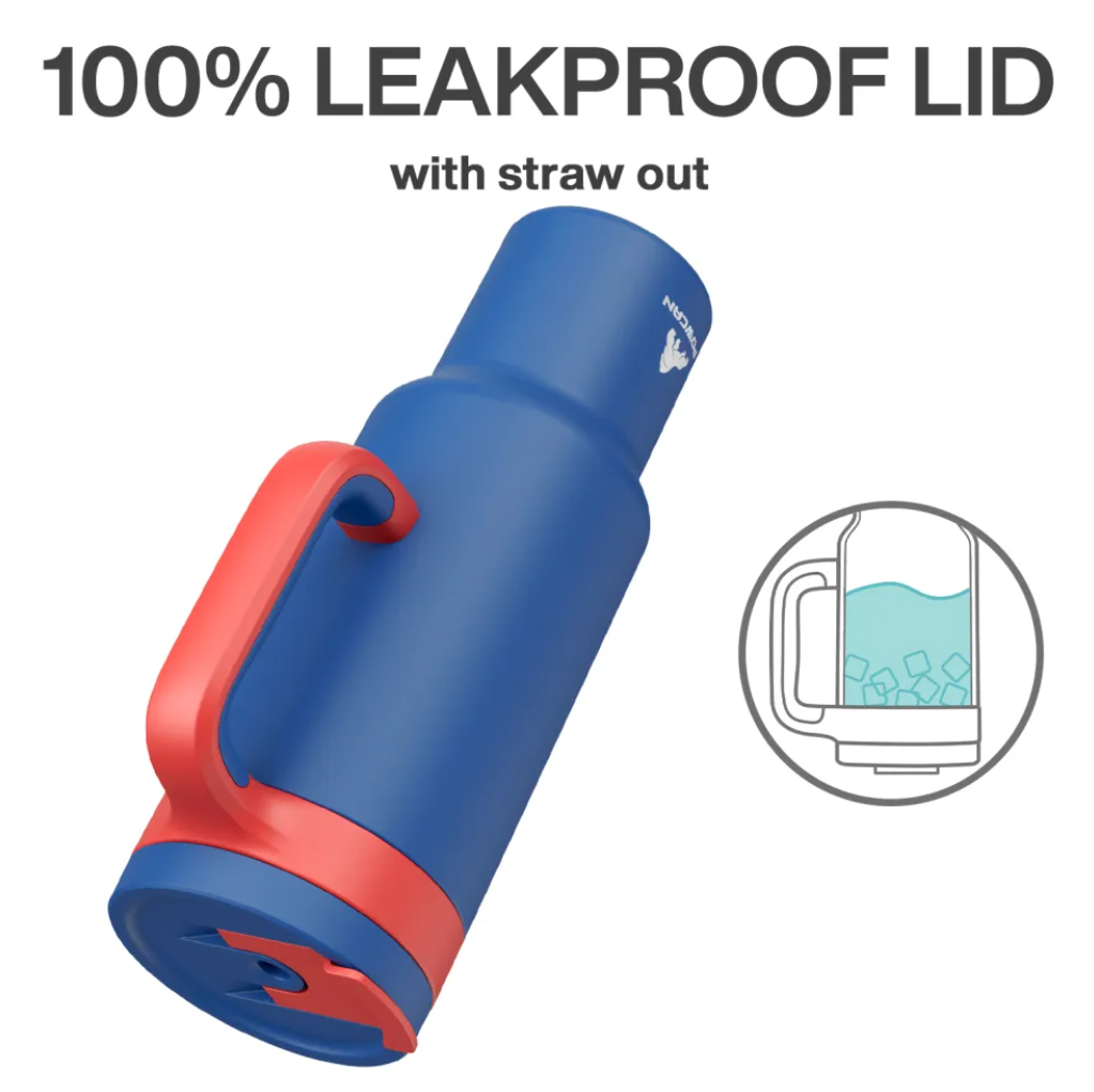 Tumbler with 2-in-1 Metal Straw Lid 1500 ml
