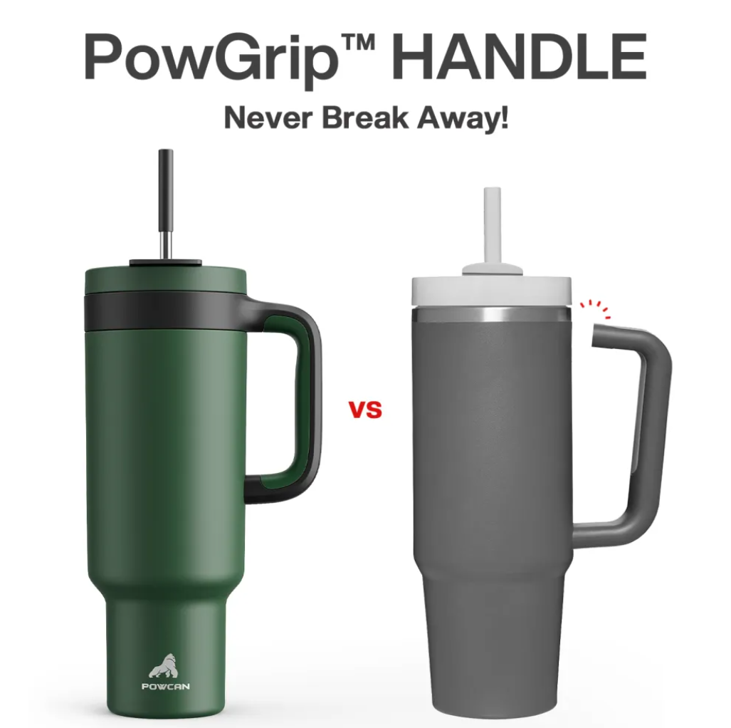 Tumbler with 2-in-1 Metal Straw Lid 1500 ml