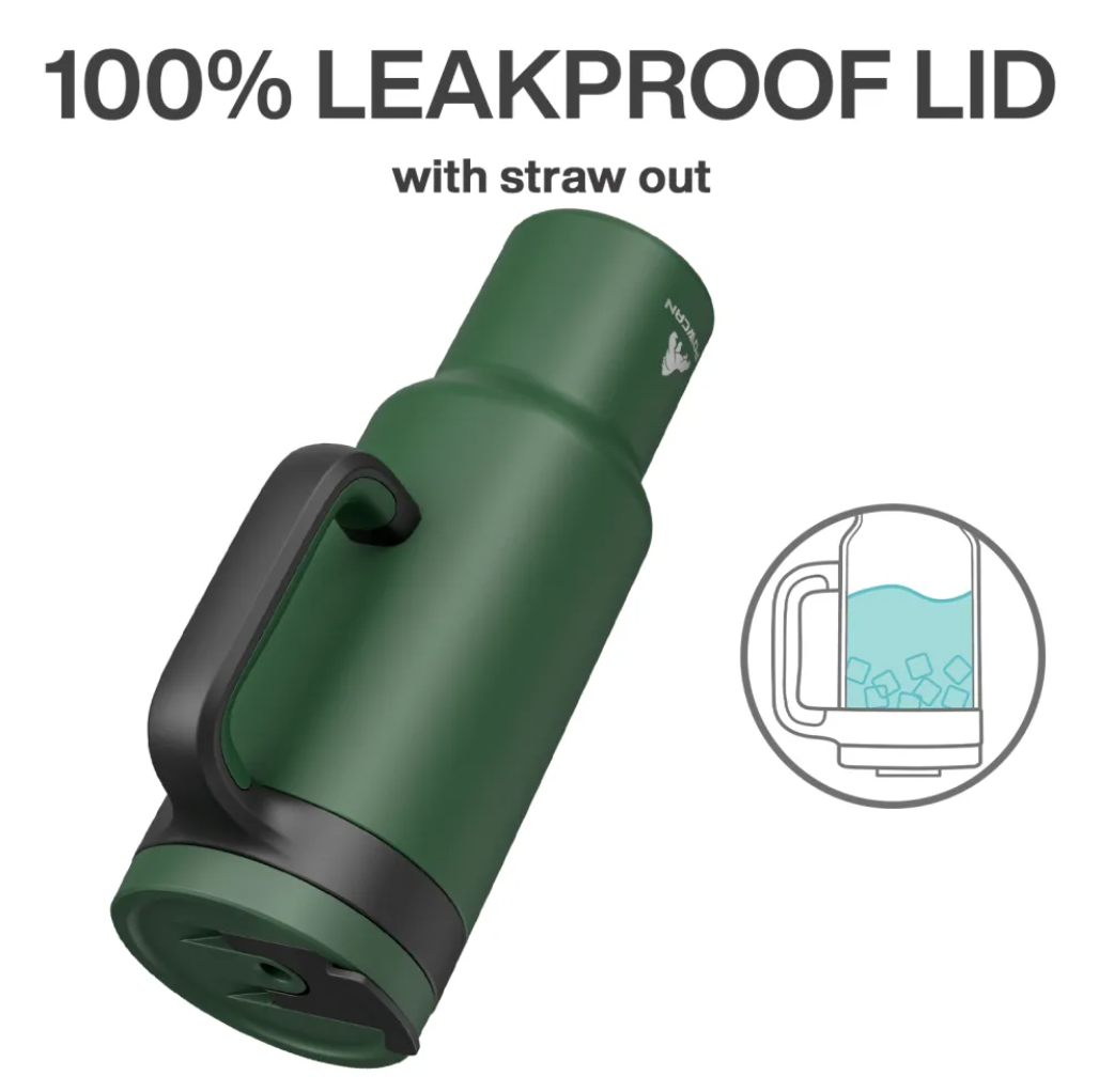 Tumbler with 2-in-1 Metal Straw Lid 1500 ml