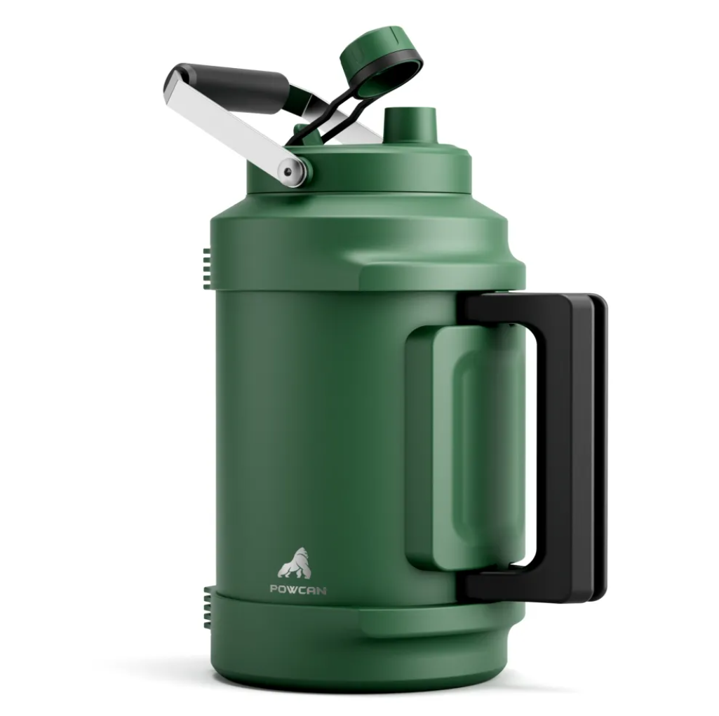 POWCAN Insulated Water Jug with 2-in-1 Lid and Dual Handle 2000 ml