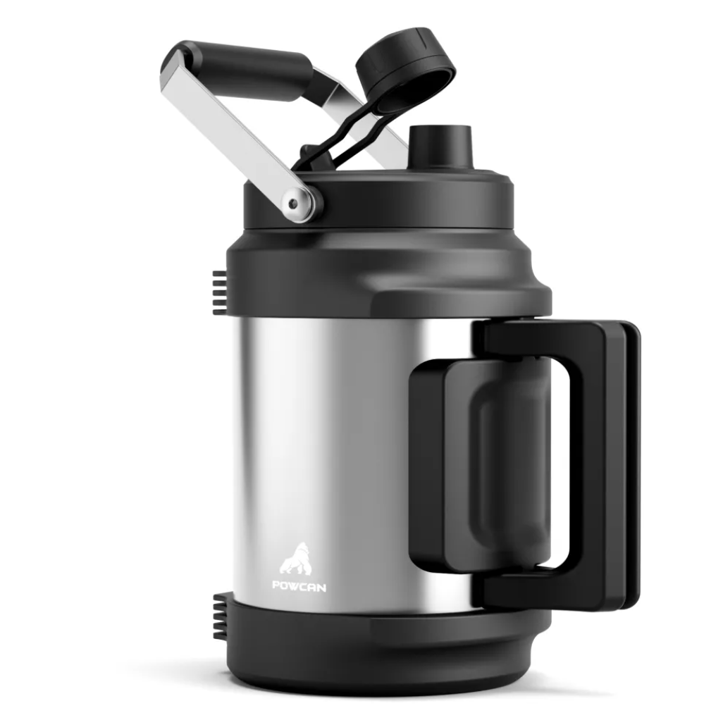 POWCAN Insulated Water Jug with 2-in-1 Lid and Dual Handle 2000 ml