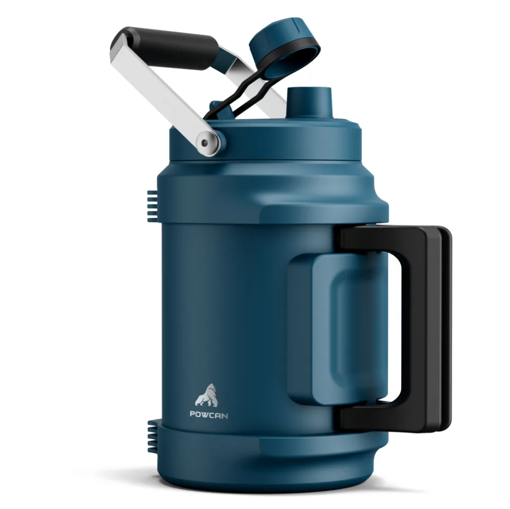 POWCAN Insulated Water Jug with 2-in-1 Lid and Dual Handle 2000 ml