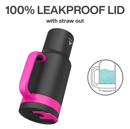 Tumbler with 2-in-1 Metal Straw Lid 1200 ml