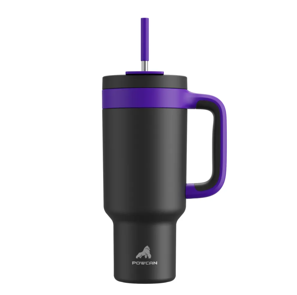 Tumbler with 2-in-1 Metal Straw Lid 1200 ml