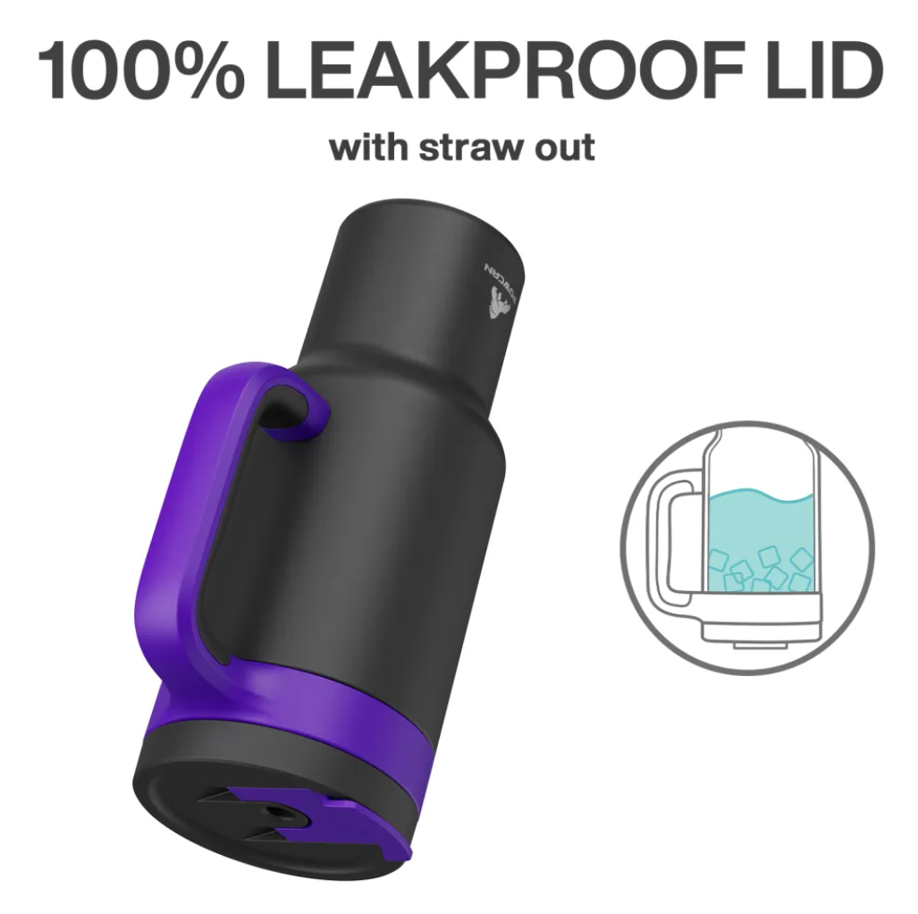 Tumbler with 2-in-1 Metal Straw Lid 1200 ml