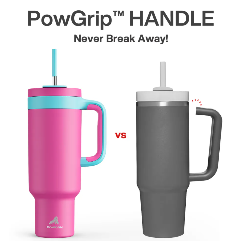 Tumbler with 2-in-1 Metal Straw Lid 1500 ml